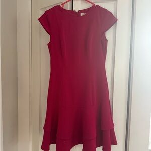 Eliza J Vibrant Red Dress